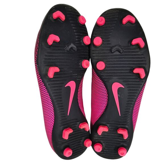 Nike Kids Bravata II FG Pink Blast/Black Soccer Cleats Size 4.5 - Picture 7 of 8